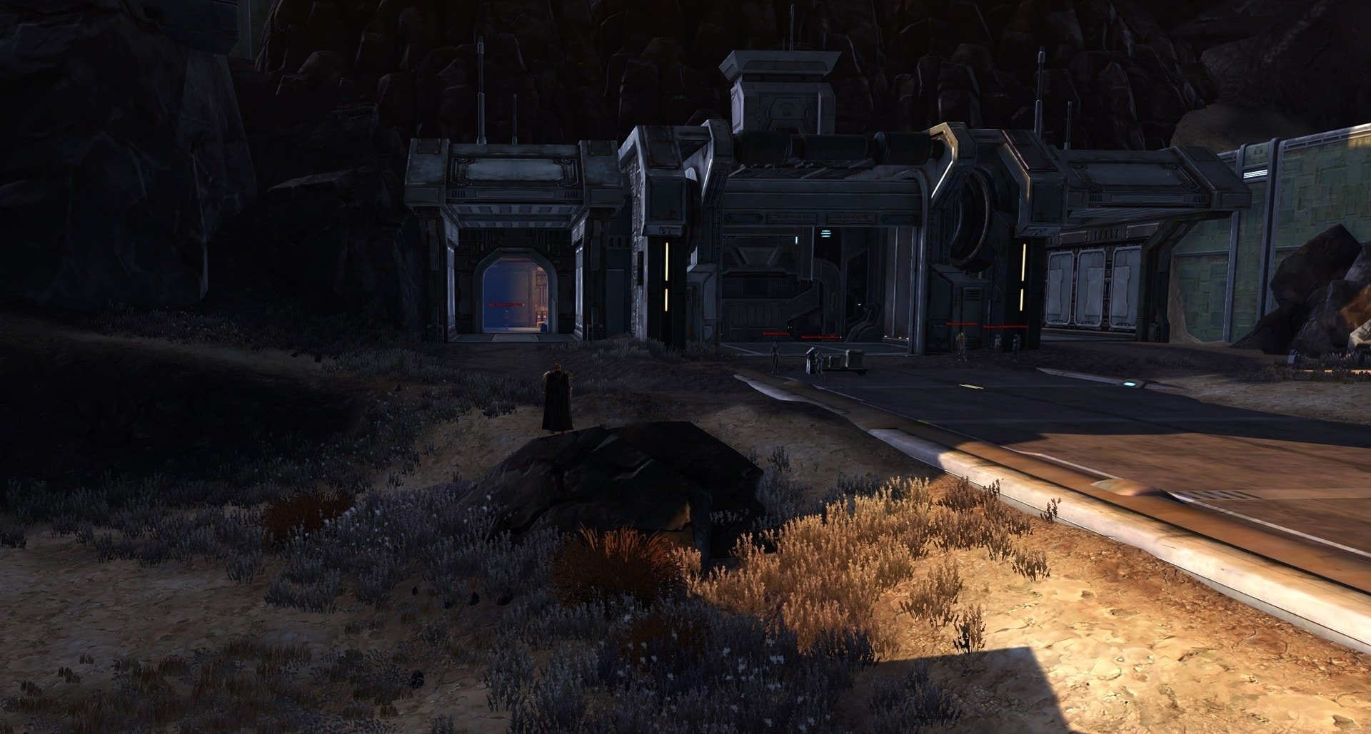 Balmorra (Imperial) Orange Mastery Datacron Starting Location Visual