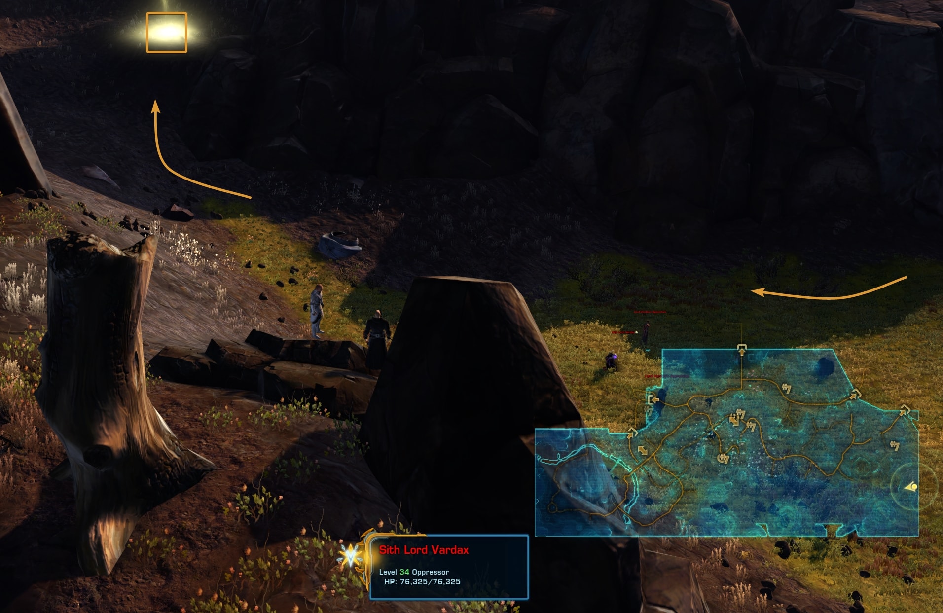 Balmorra (Republic) Presence Datacron Location