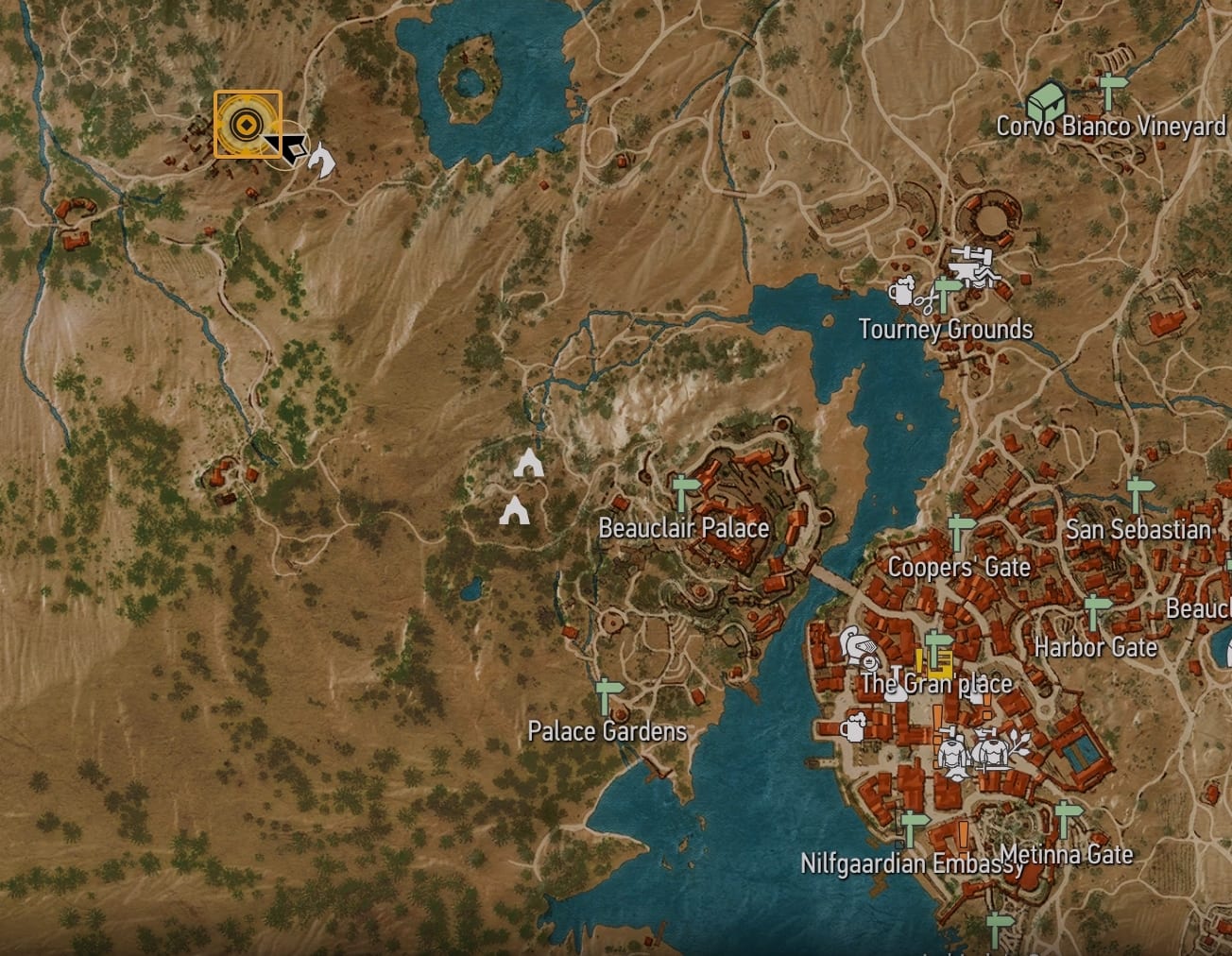 Manticore Steel Sword Diagram Location map