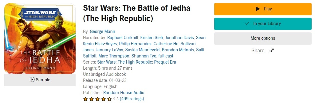 Star Wars The Battle of Jedha Review (The High Republic Novel)
