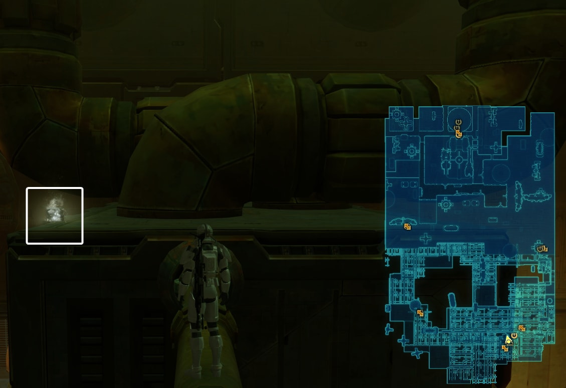 Coruscant Yellow Matrix Shard Datacron Location