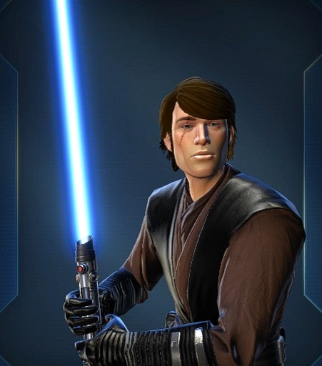 How to Create Anakin Skywalker in SWTOR - lightsaber blue color option 2
