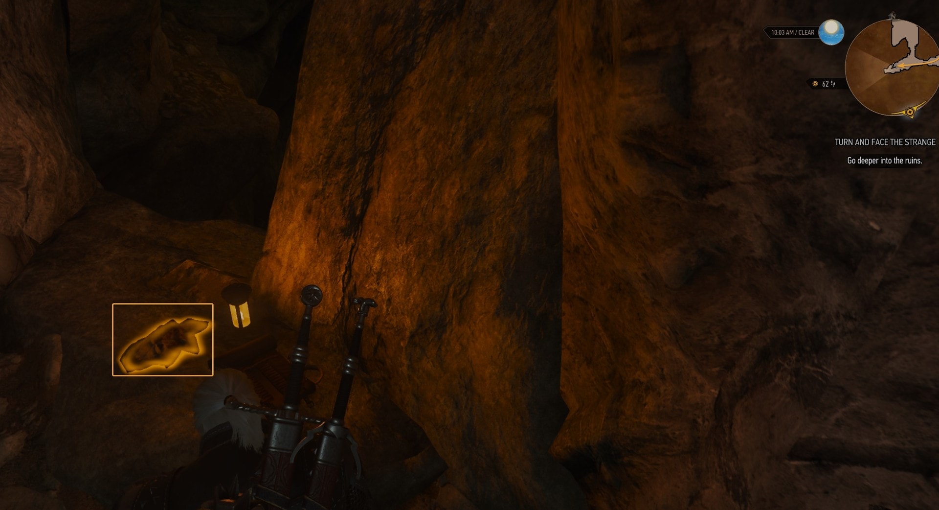 Clue about the graverobber