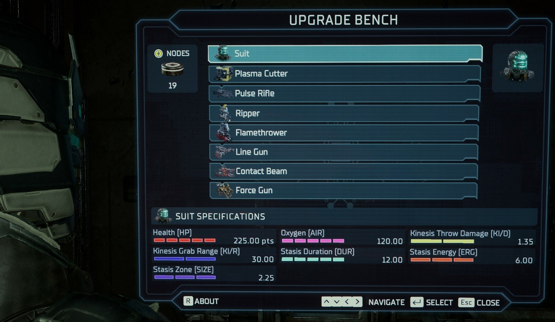 How to upgrade your RIG and Weapons in Dead Space Remake