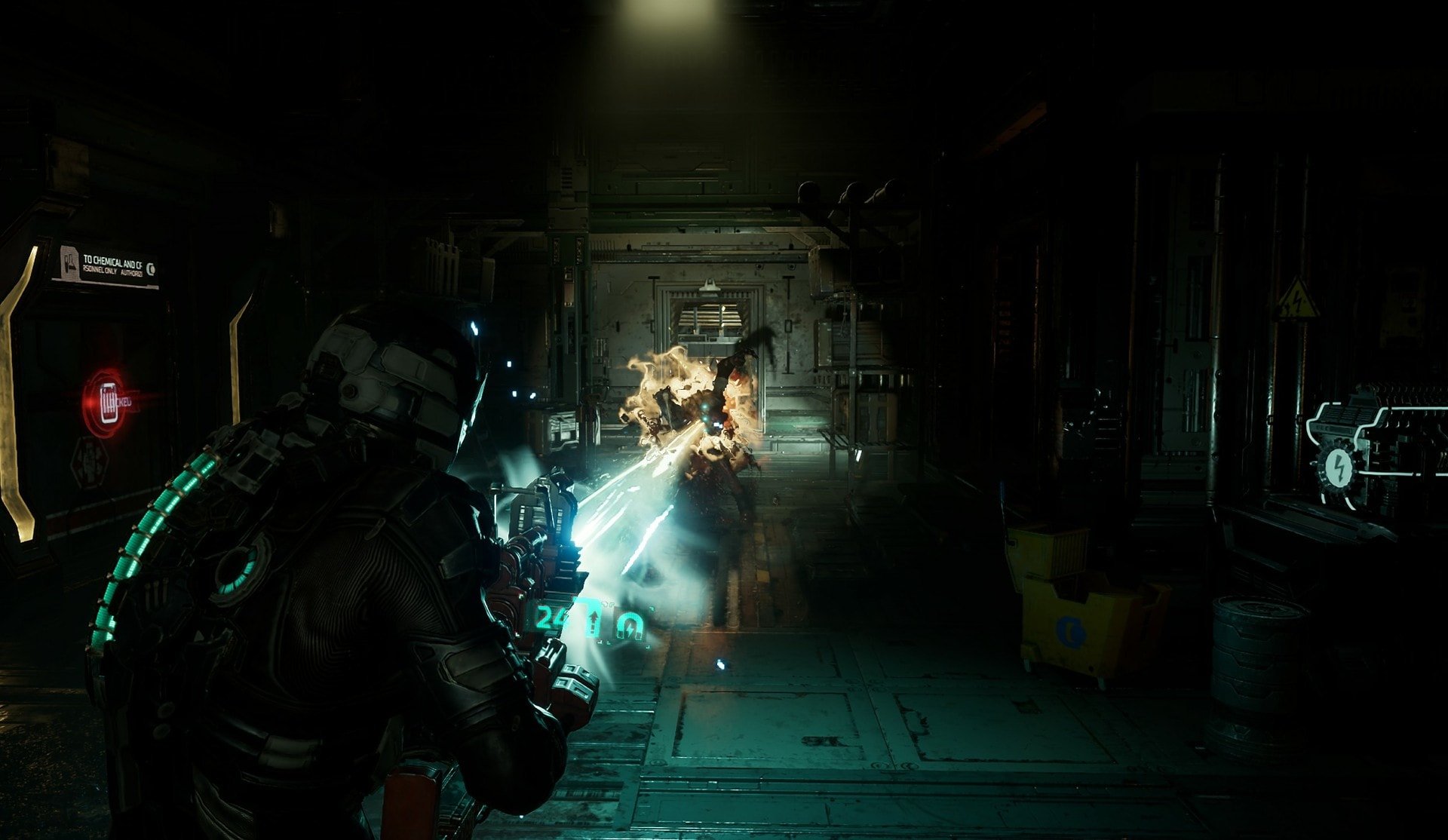 Contact Beam Weapon in Dead Space - primary fire mode