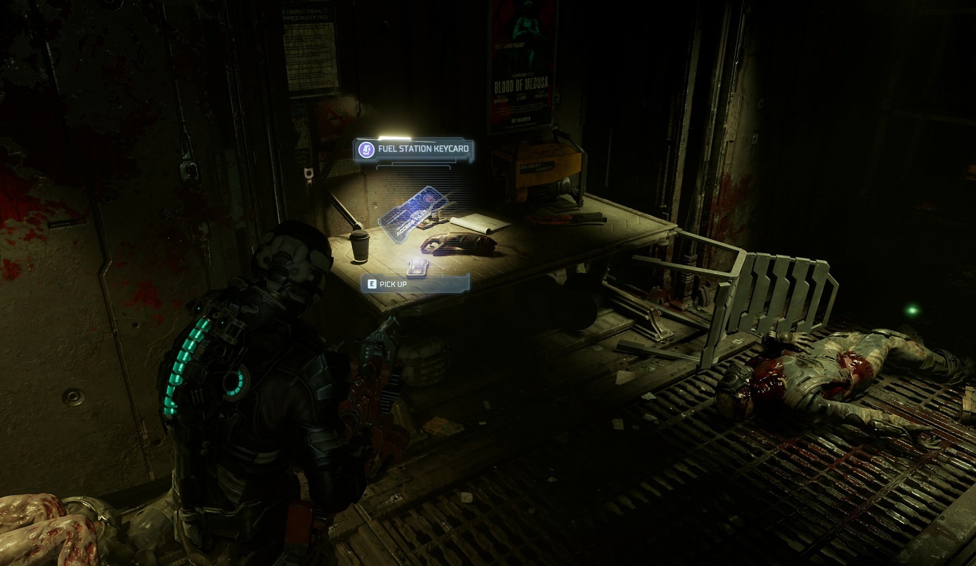 Dead Space Remake Chapter 3 Walkthrough - fuel station keycard location