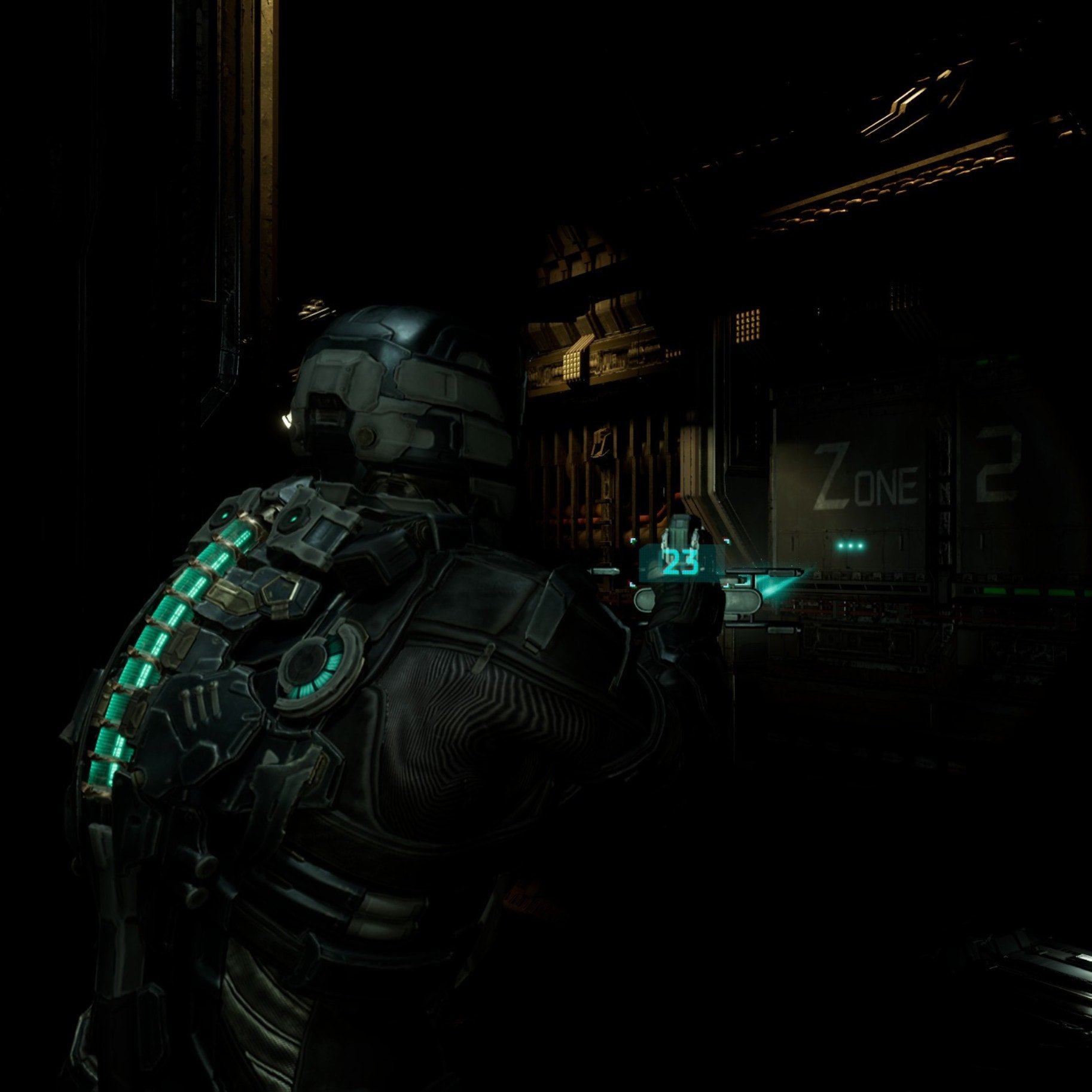 Plasma Cutter Weapon in Dead Space - horizontal alignment
