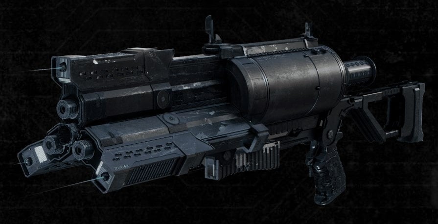 Pulse Rifle Weapon in Dead Space