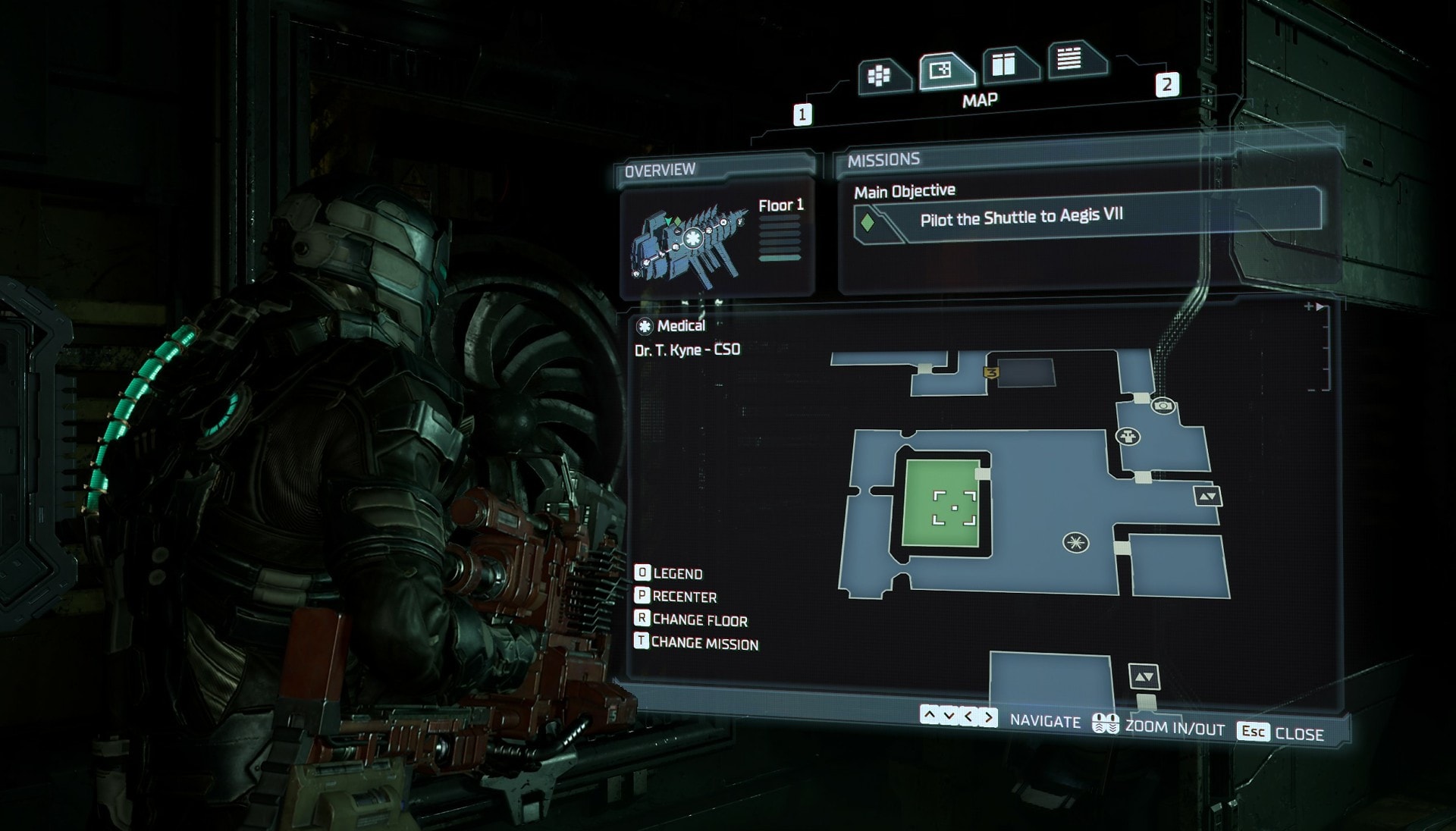 Where to find the Marker Fragment for the Dead Space Alternate Ending in Chapter 2