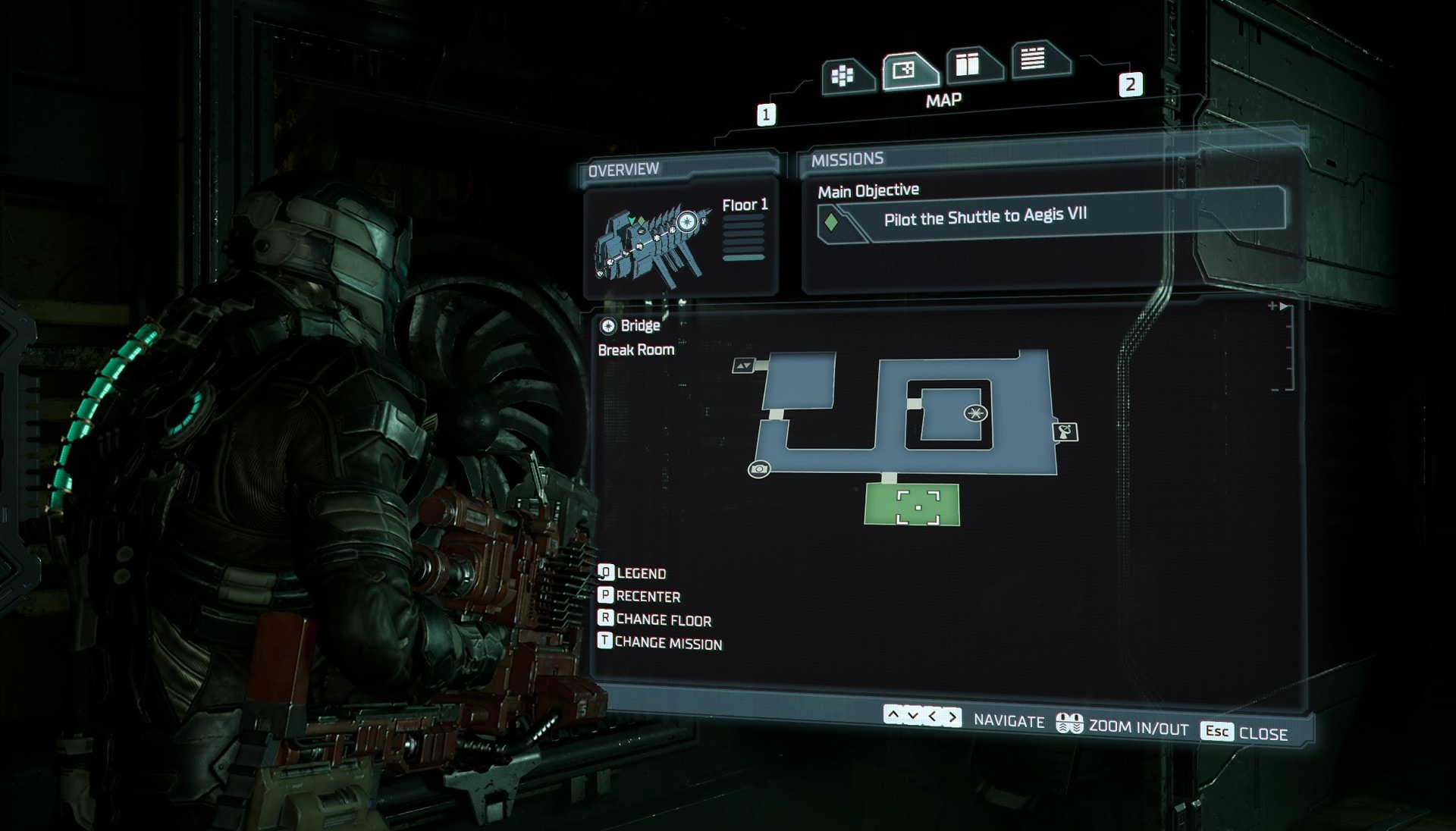 Where to find the Marker Fragment for the Dead Space Alternate Ending in Chapter 4