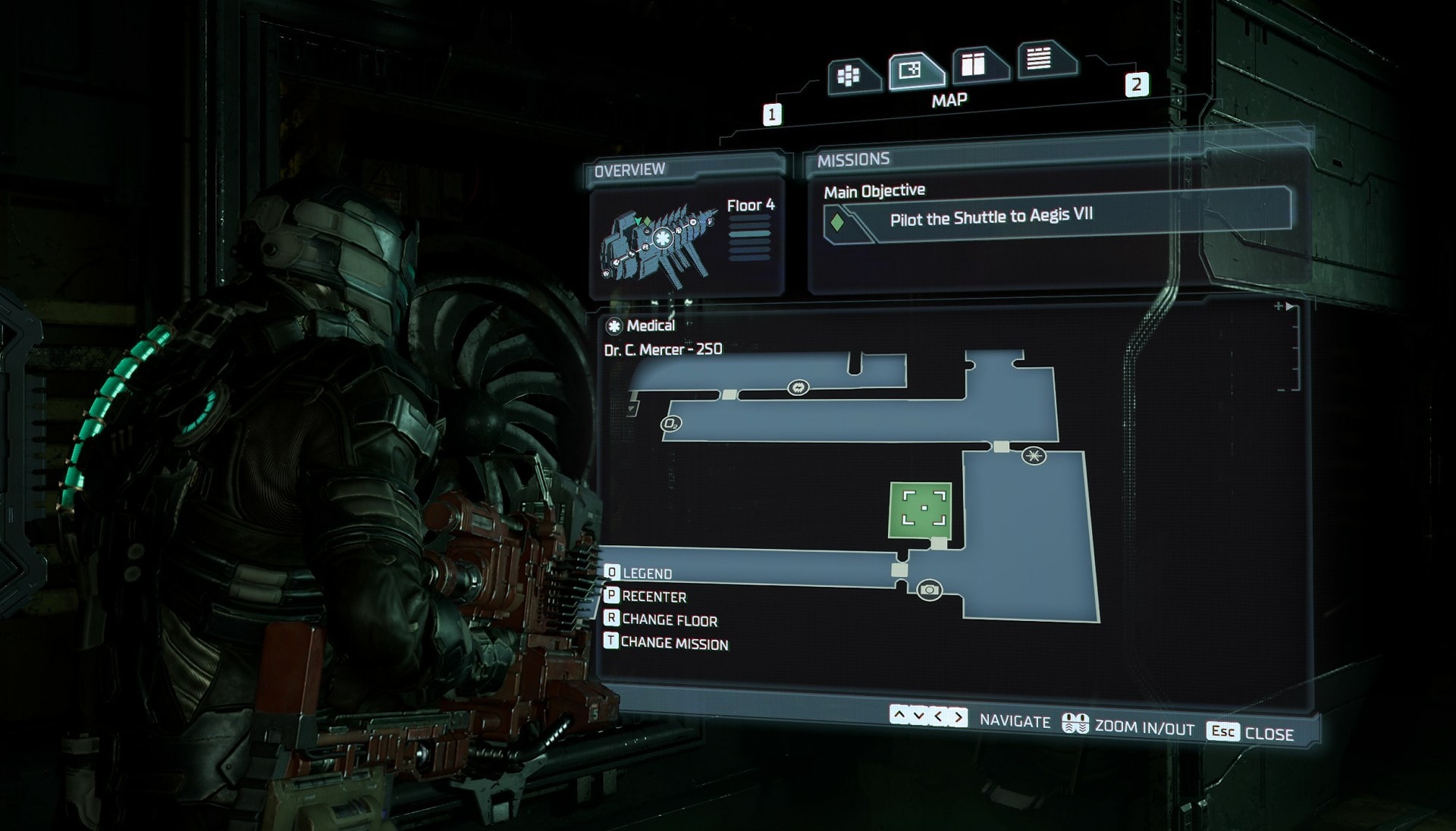 Where to find the Marker Fragment for the Dead Space Alternate Ending in Chapter 5
