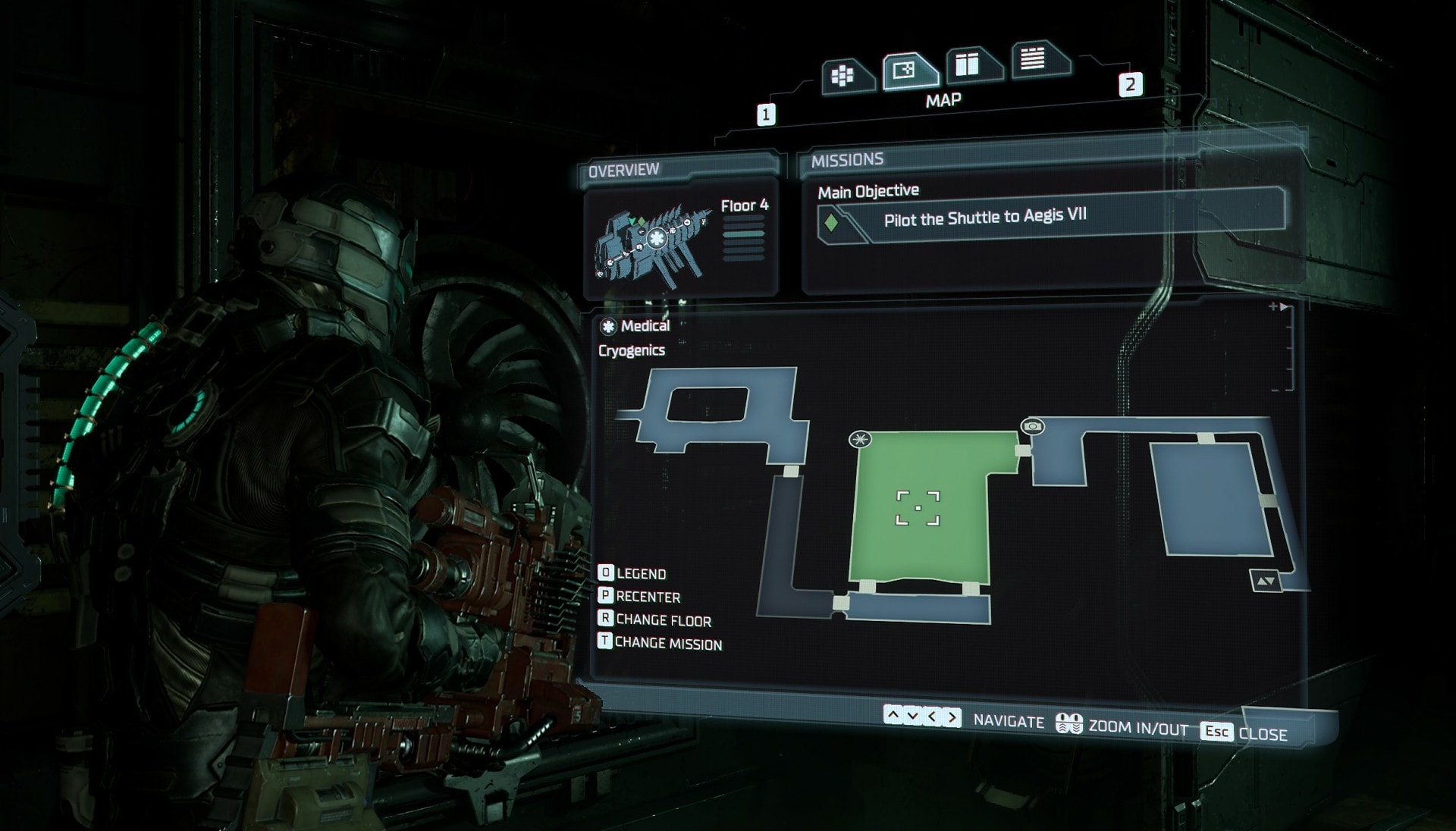 Where to find the Marker Fragment for the Dead Space Alternate Ending in Chapter 5
