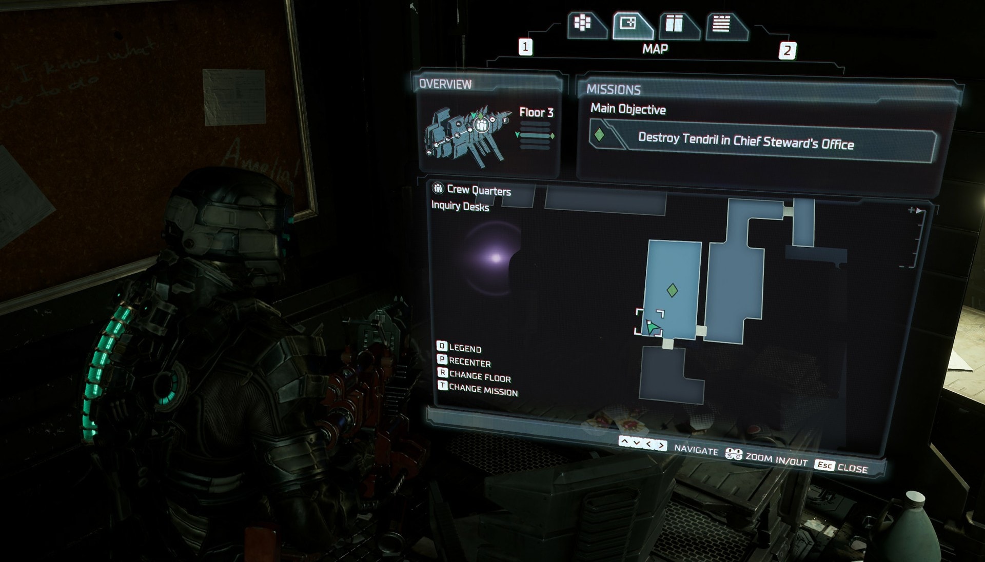 Where to find the Marker Fragment for the Dead Space Alternate Ending in Chapter 10