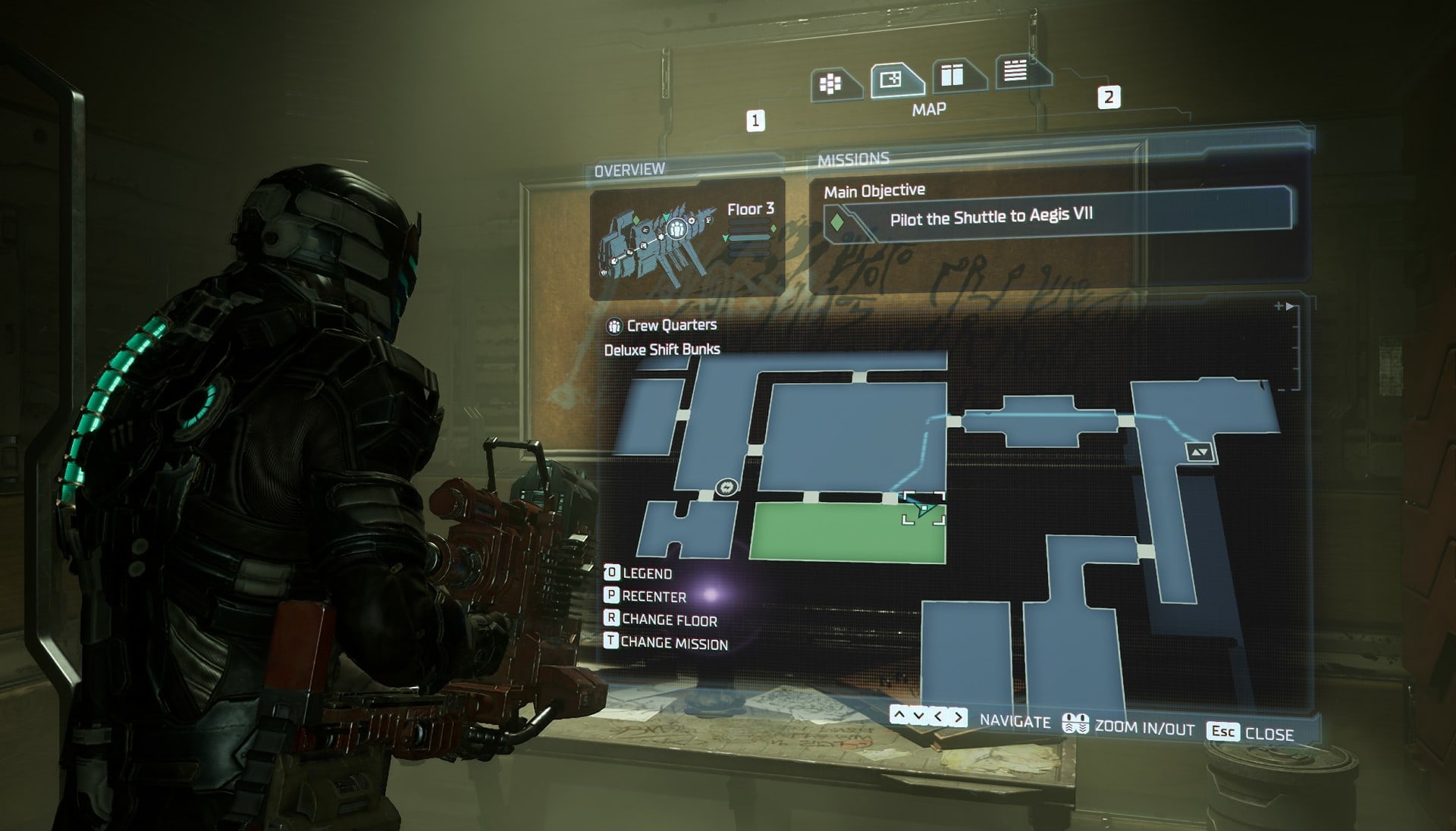 Where to find the Marker Fragment for the Dead Space Alternate Ending in Chapter 10