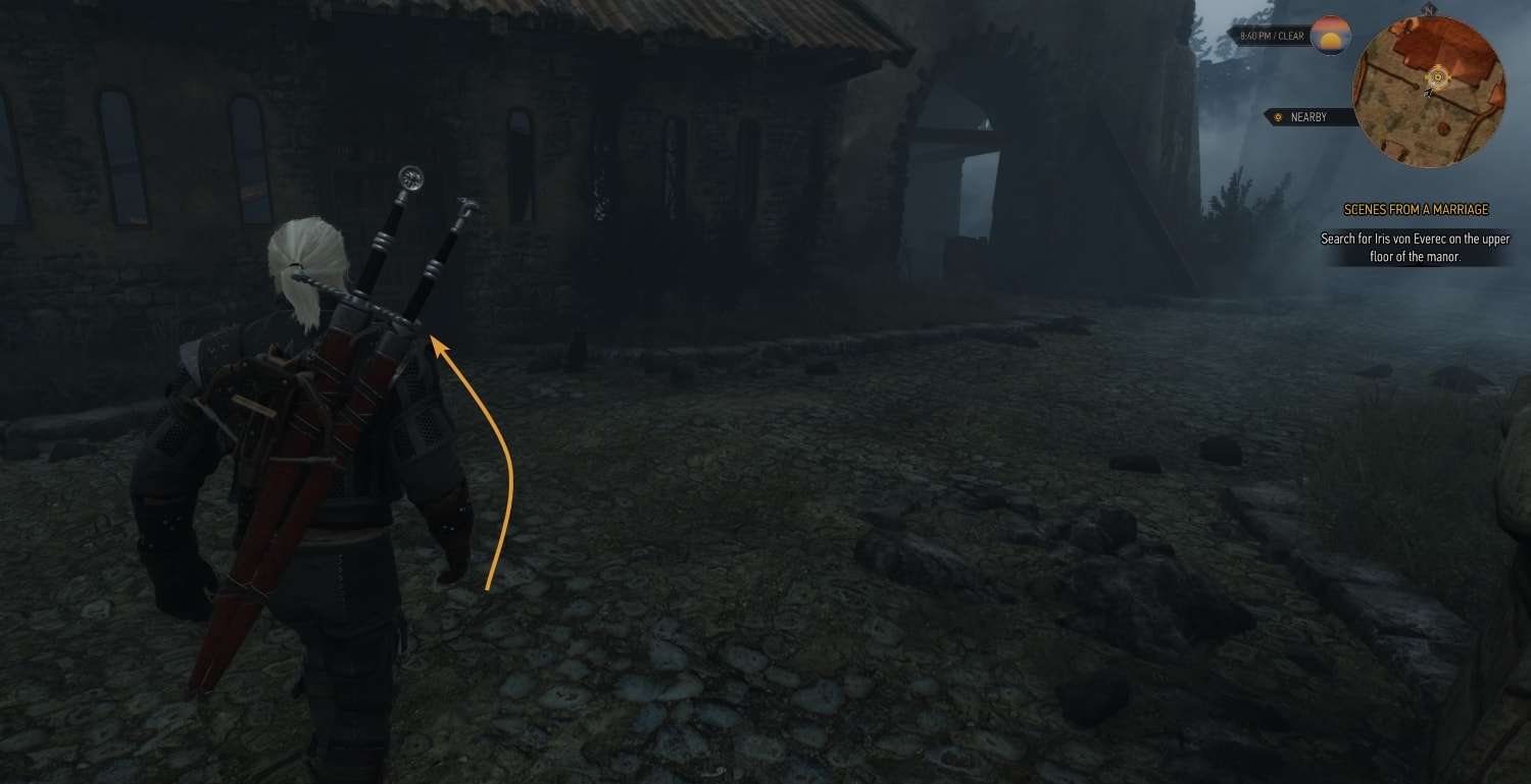 Entering the von Everec house