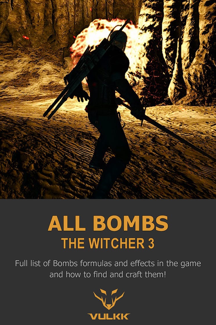 Full Witcher 3 Bombs Catalog and Locations Guide Pin