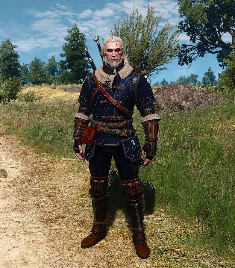 The Witcher 3 Mastercrafted Feline Gear Set Overview - Front
