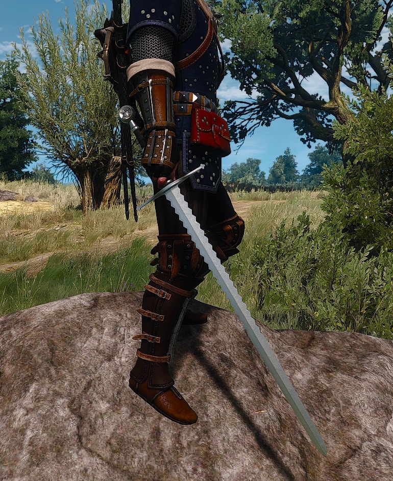 The Witcher 3 Mastercrafted Feline Gear Set Overview - Steel Sword