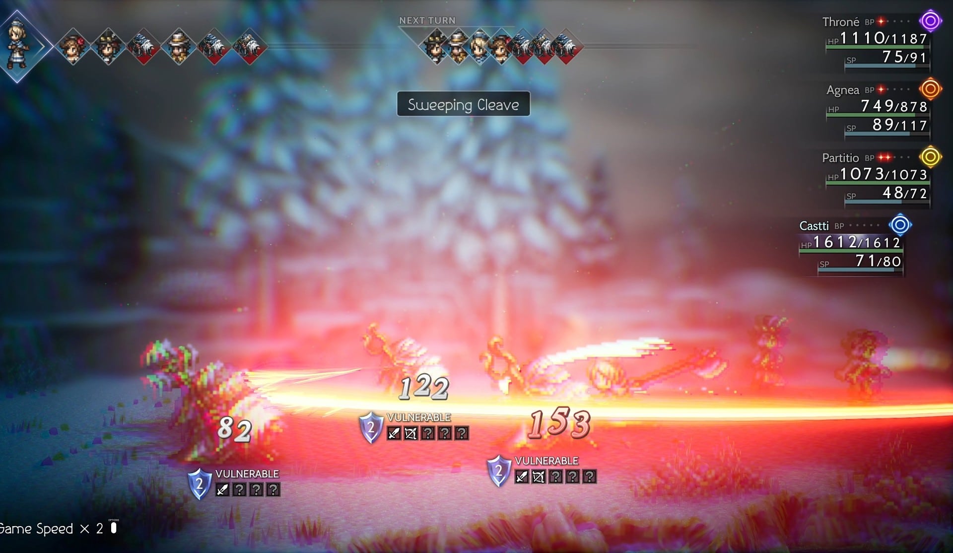 Octopath Traveler 2 Apothecary Job Guide - Sweeping Cleave