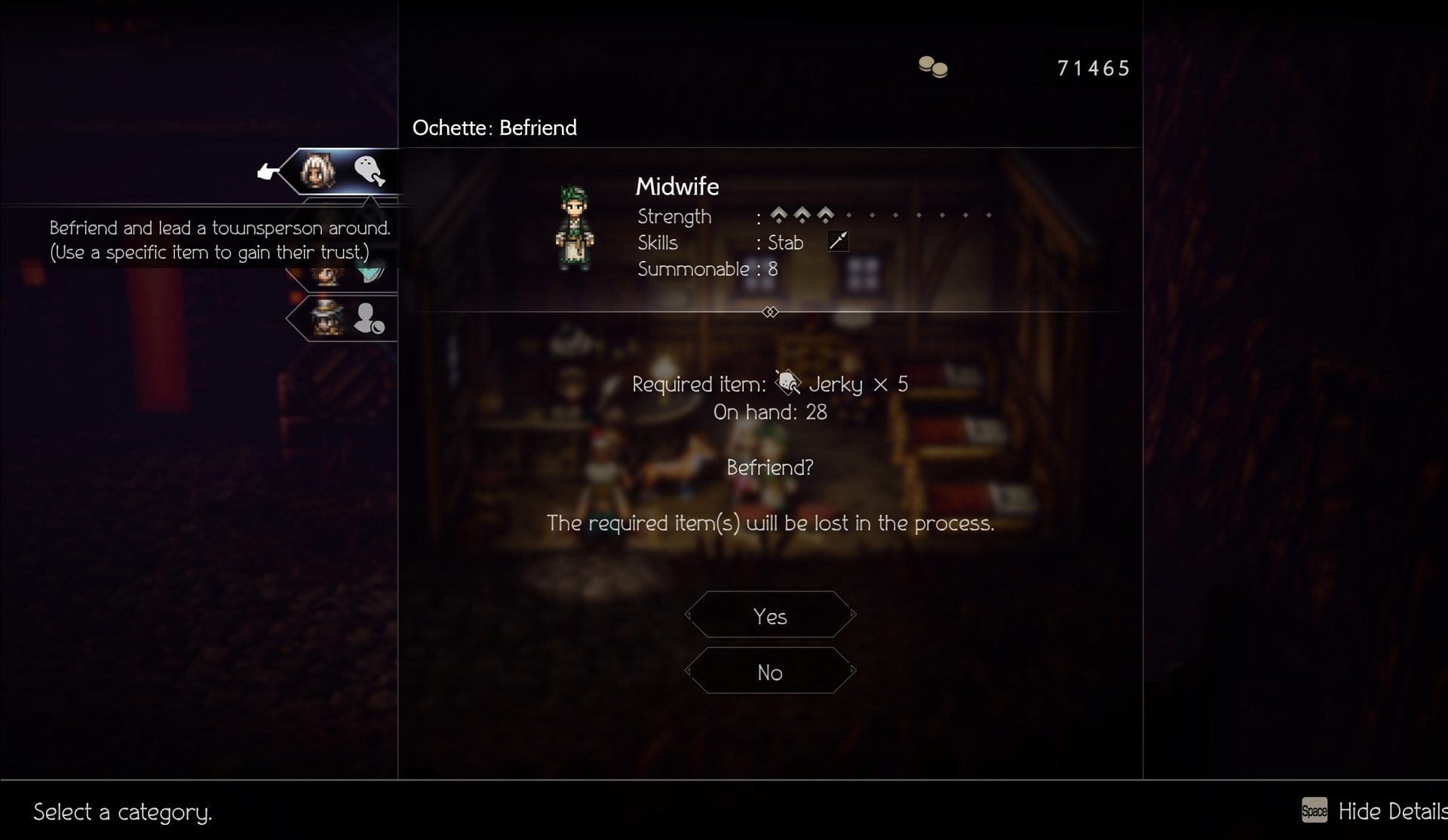 How to Complete "The Baby's Coming" side story in Octopath Traveler 2