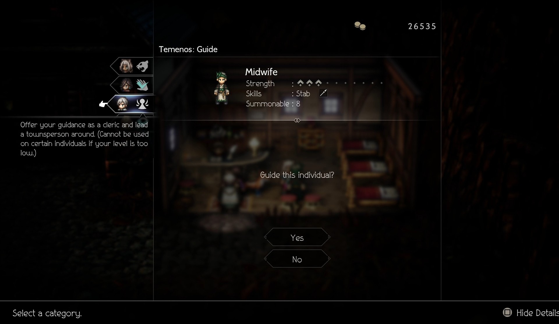 How to Complete "The Baby's Coming" side story in Octopath Traveler 2