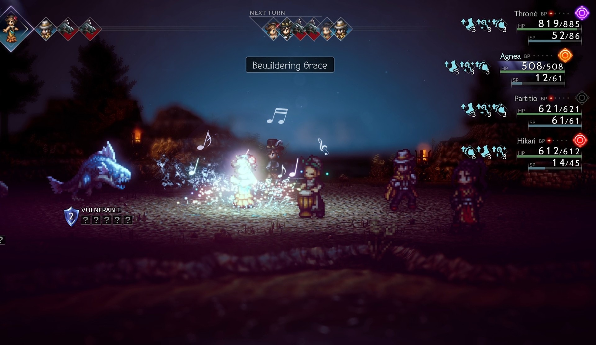 Bewildering Grace Skill