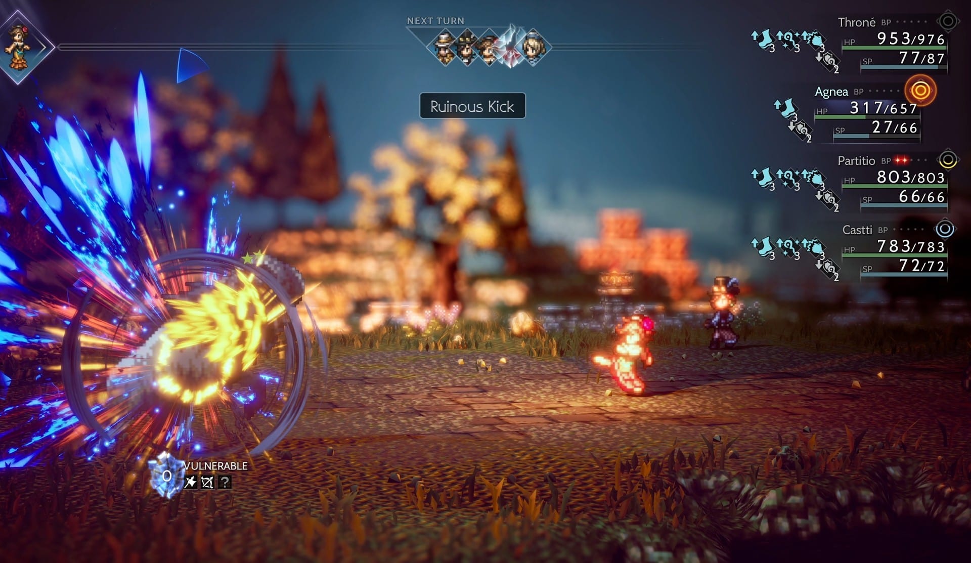 Ruinous Kick Skill