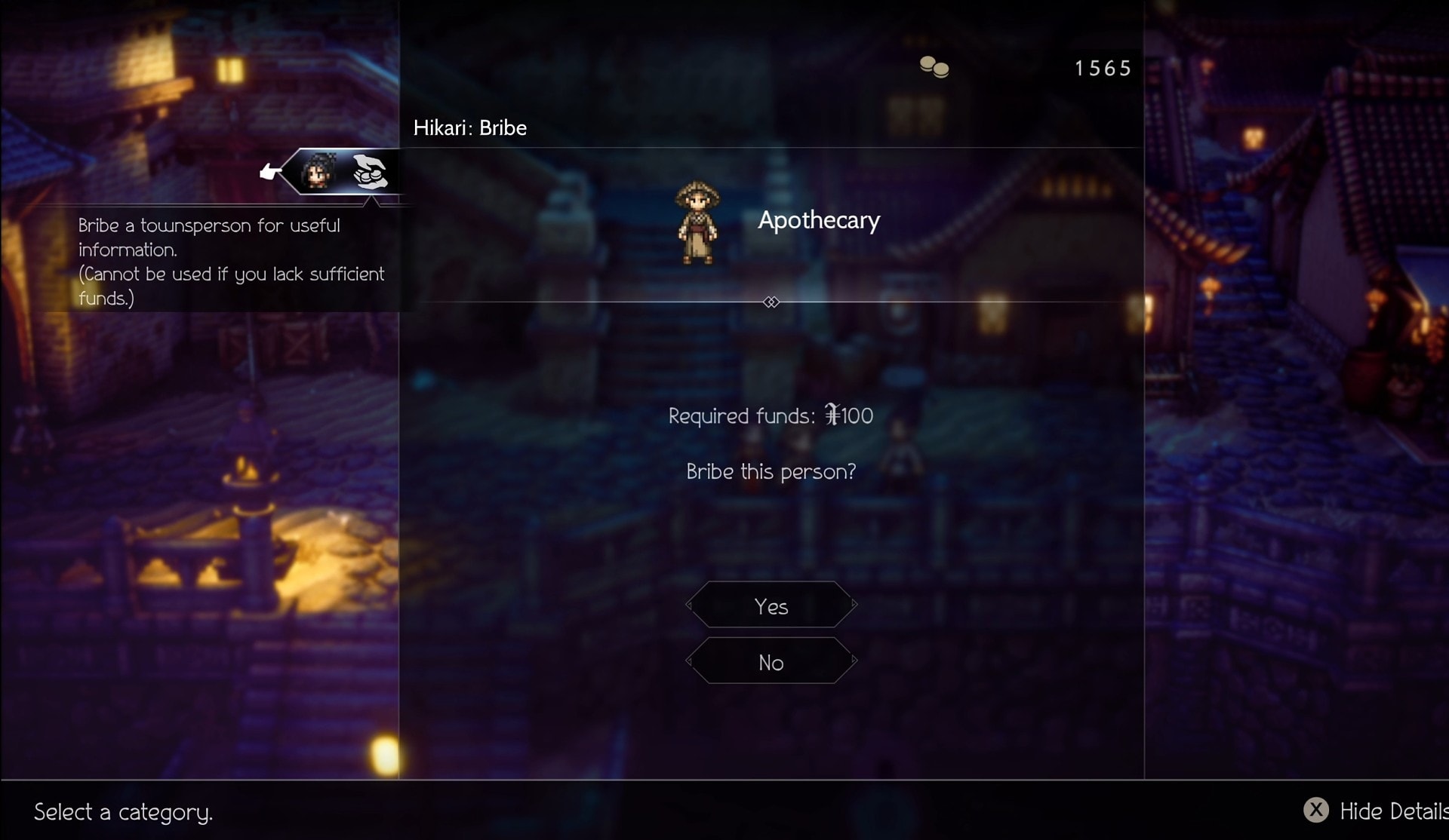 Octopath Traveler 2 Hikari Chapter 1 Walkthrough