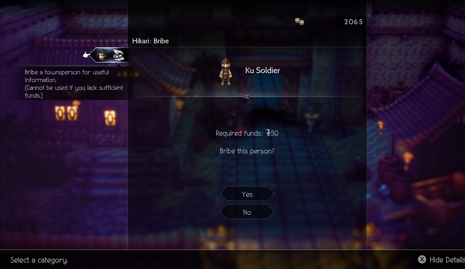 Octopath Traveler 2 Hikari Chapter 1 Walkthrough