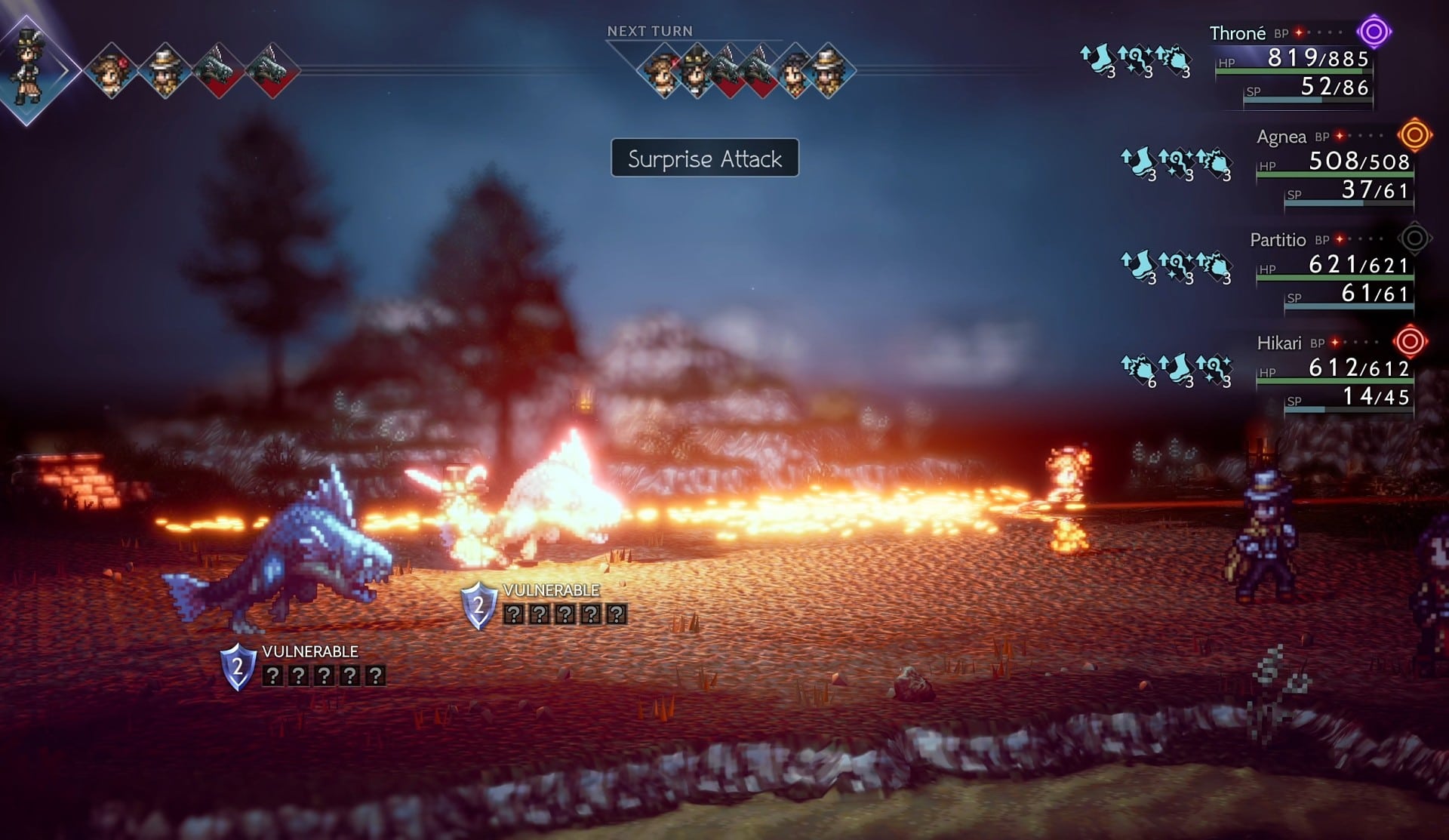 Octopath Traveler 2 Thief Job Guide - Surprise Attack Skill