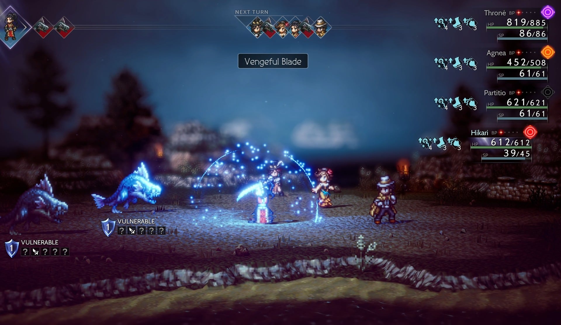 Vengeful Blade Skill