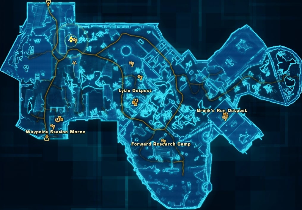 Republic Taris Red Mastery Datacron Starter Location