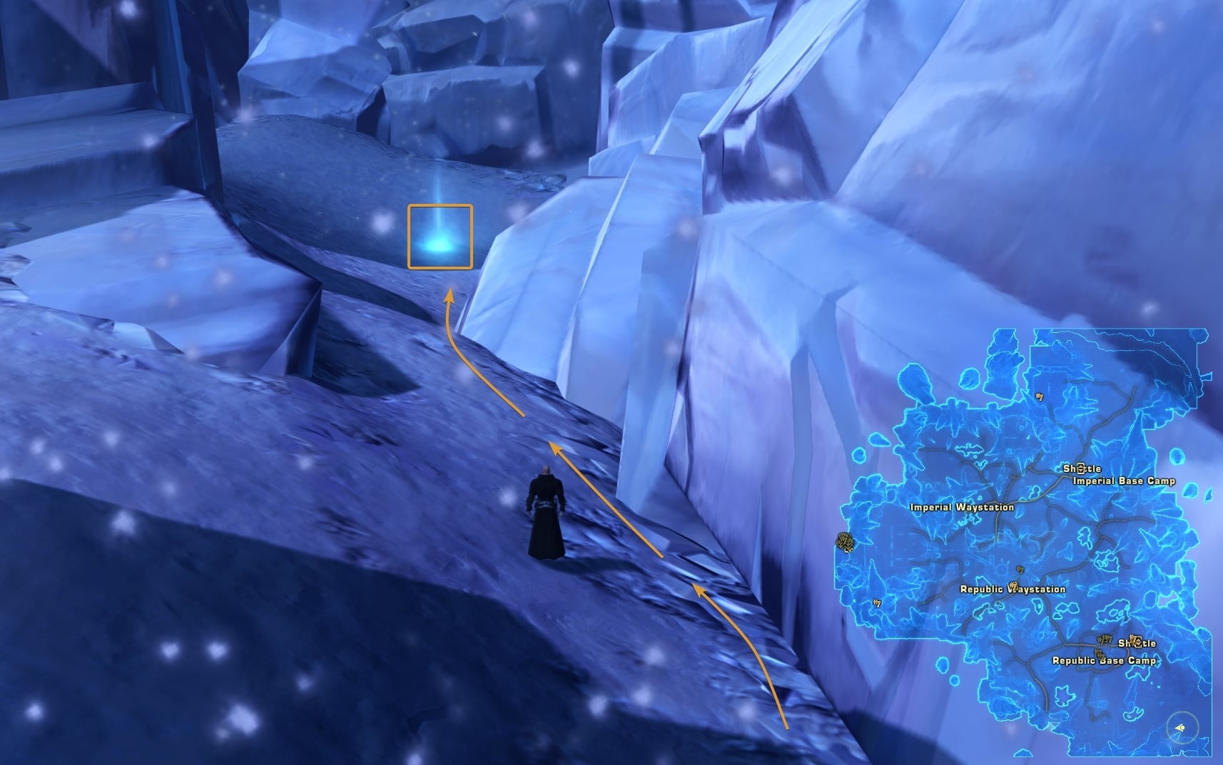 SWTOR Ilum Blue Datacron Location area