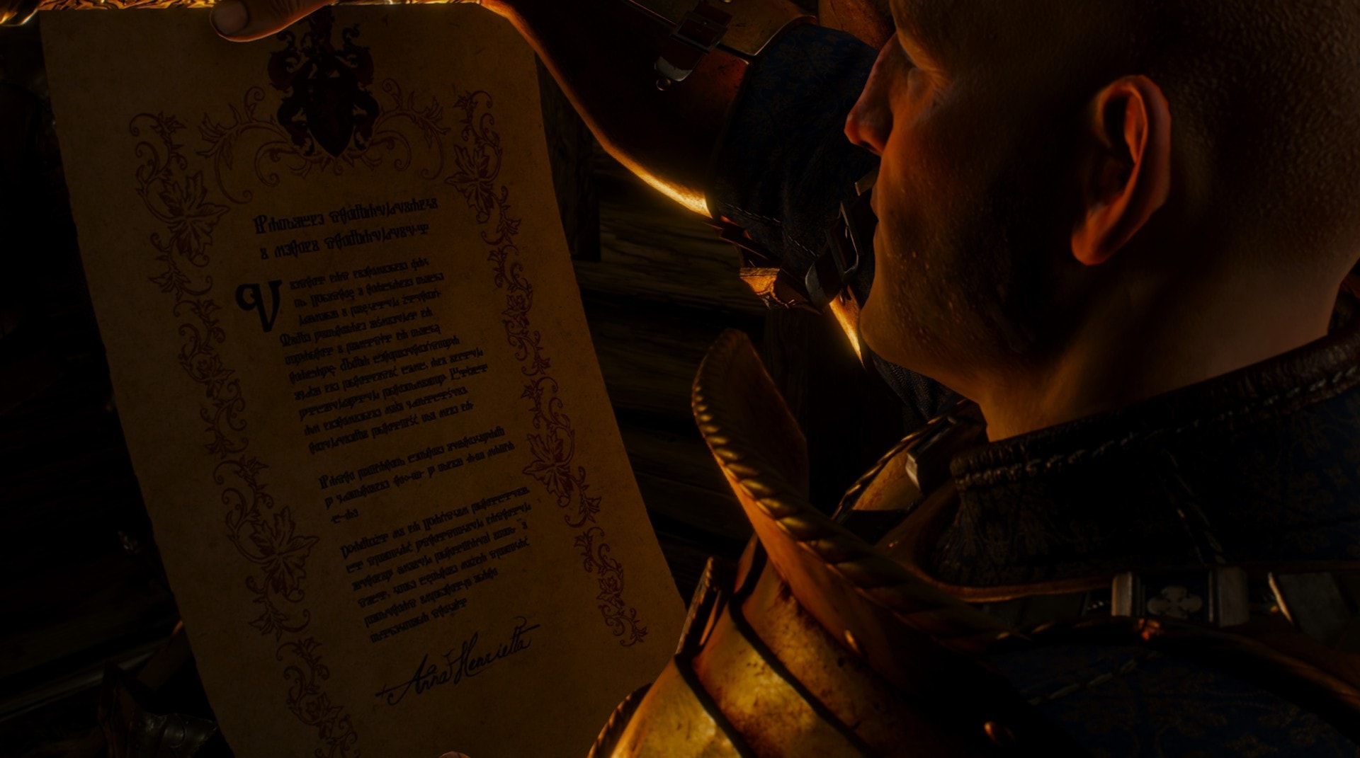 Summons from Duchess Anna Henrietta