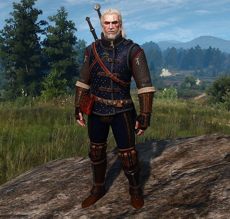 The Witcher 3 Superior Feline gear set - overview - front
