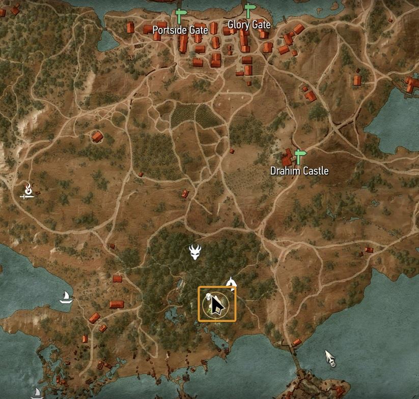 Superior  Feline Silver Sword diagram location map