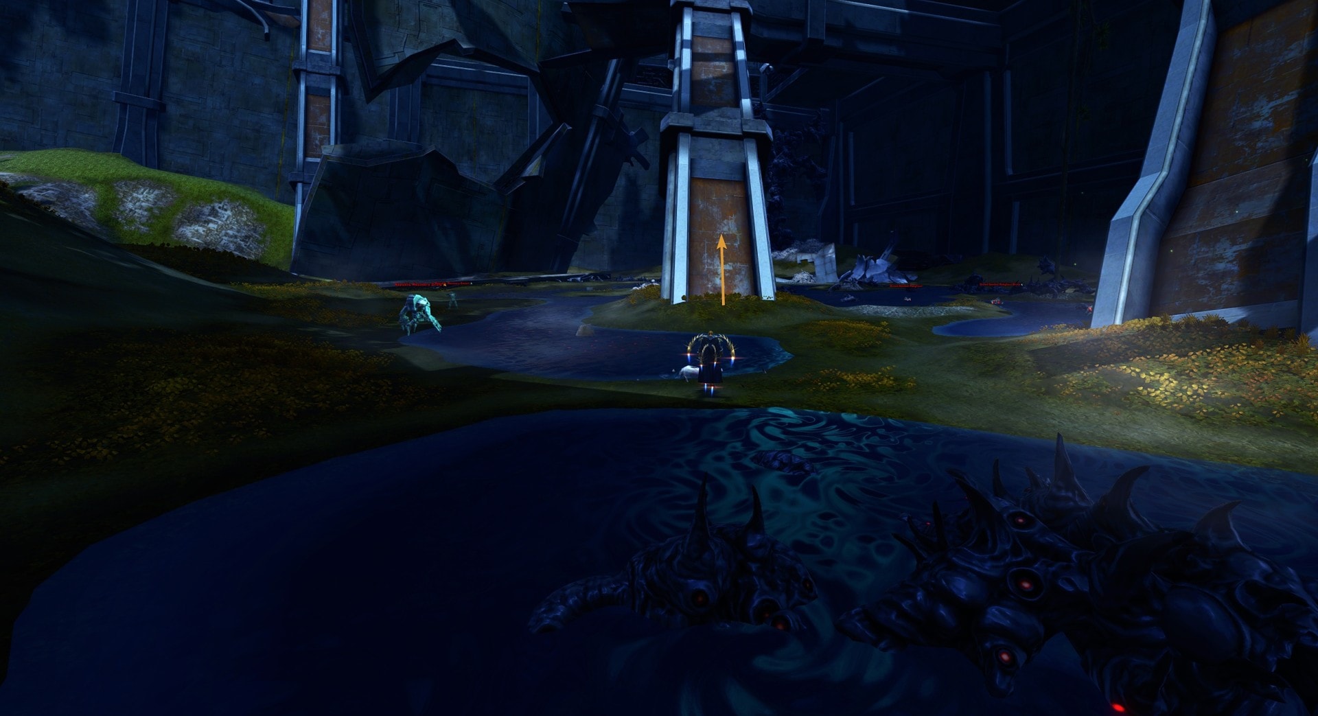 Taris (Empire) Purple Mastery Datacron Starting Location Visual