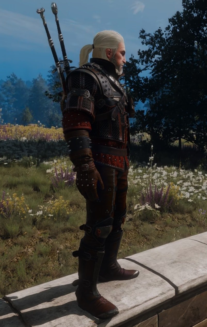 The Witcher 3 Grandmaster Wolven set (Wolf School Tier 4 Gear) - Right