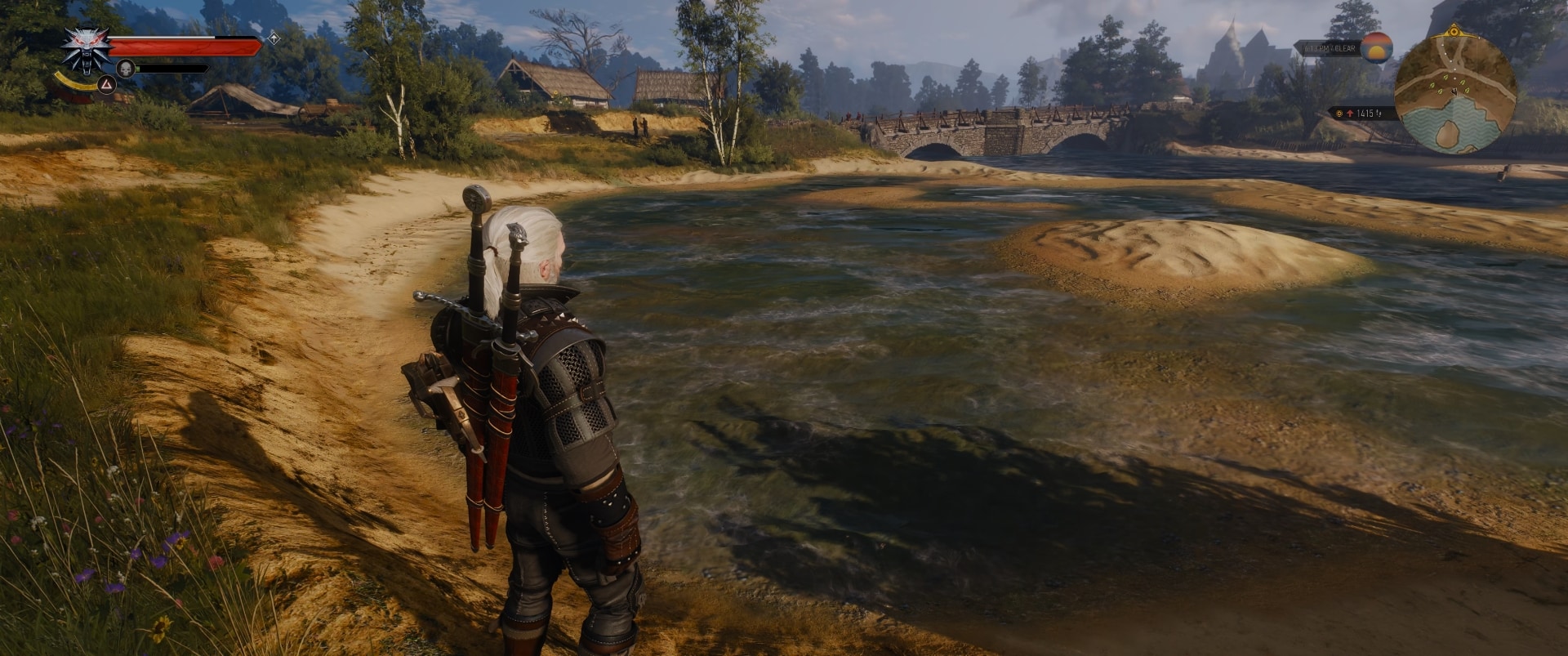 The Witcher 3 Screen Space Reflections LOW setting
