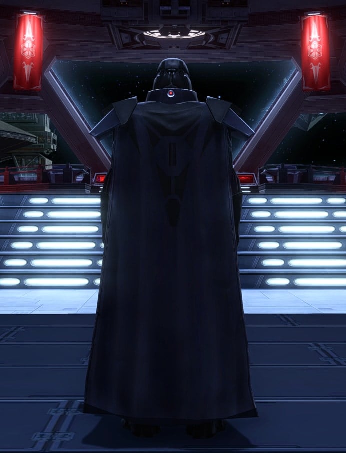 How to Create Darth Vader in SWTOR - full outfit overview - back