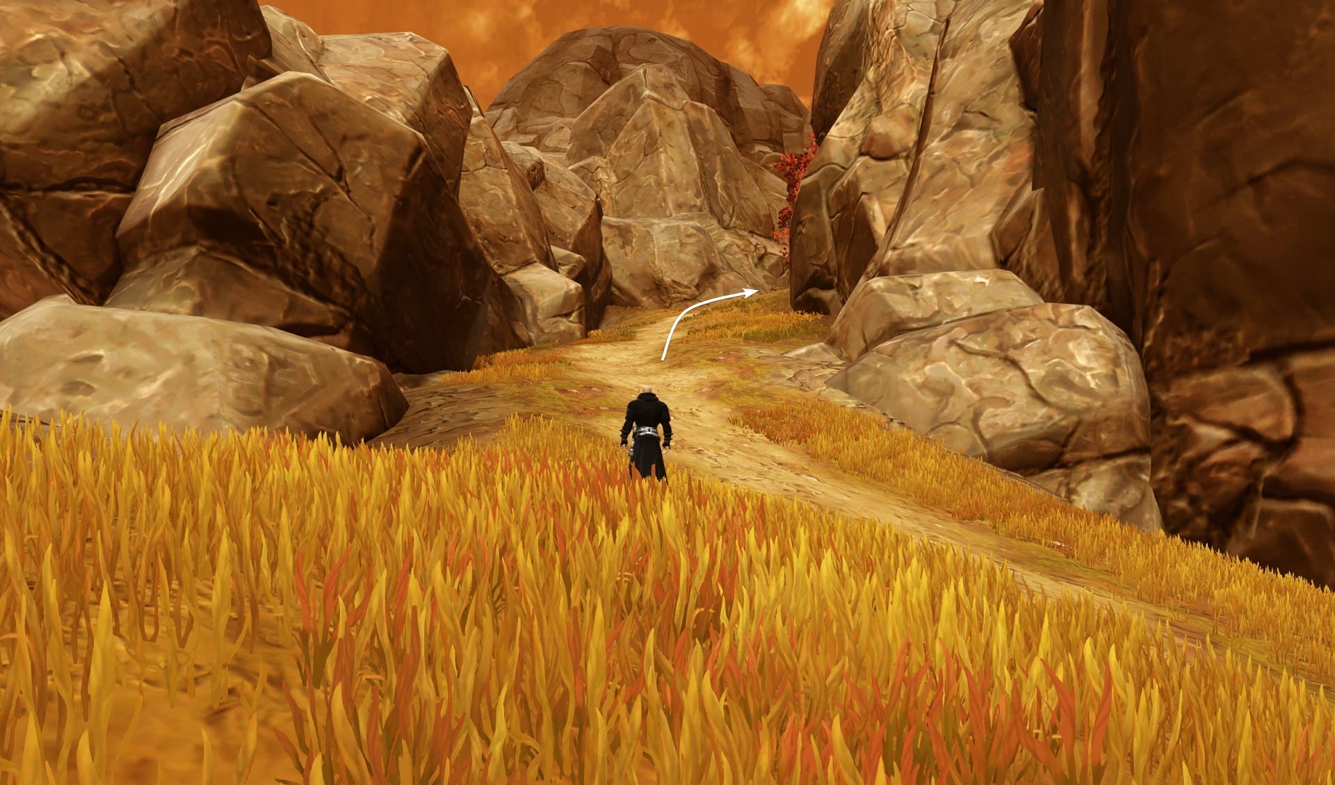 Voss Orange Mastery Datacron Starting Location Visual