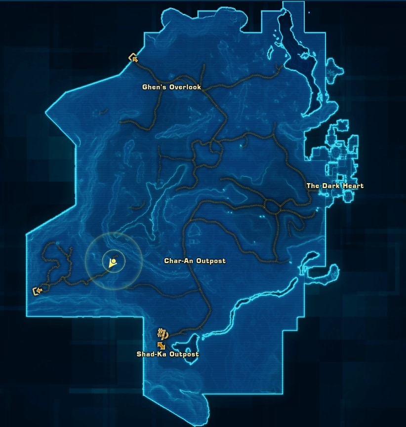 Voss Orange Mastery Datacron Starting Location