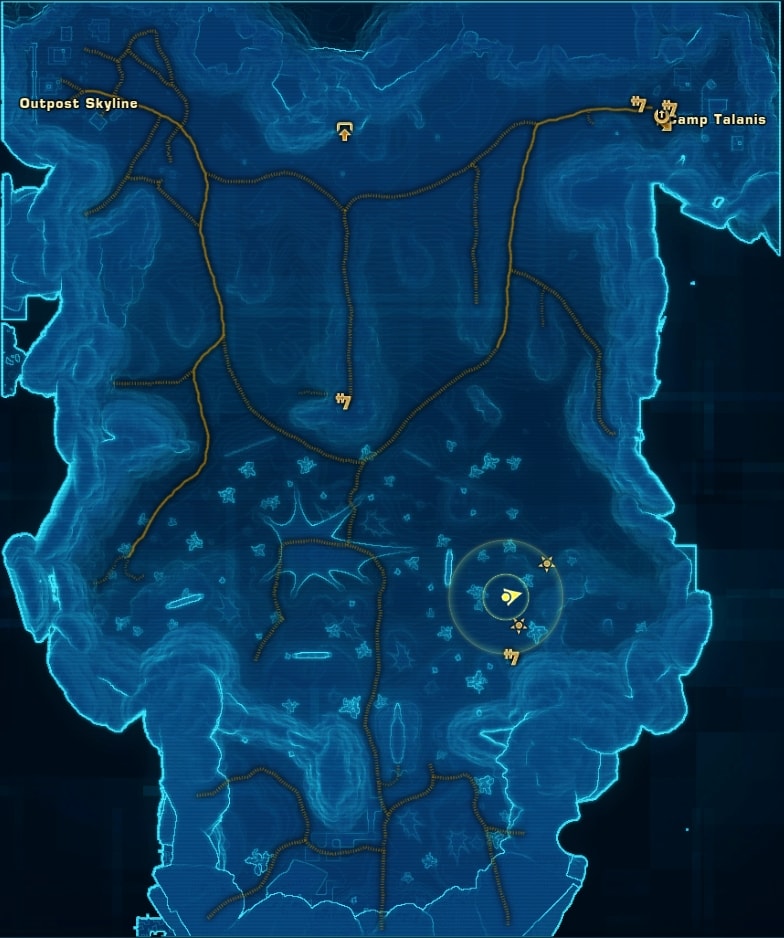 Voss Red Mastery Datacron Starting Location