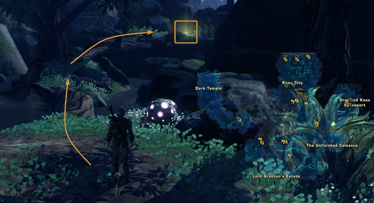 Dromund Kaas Yellow Presence Datacron Location