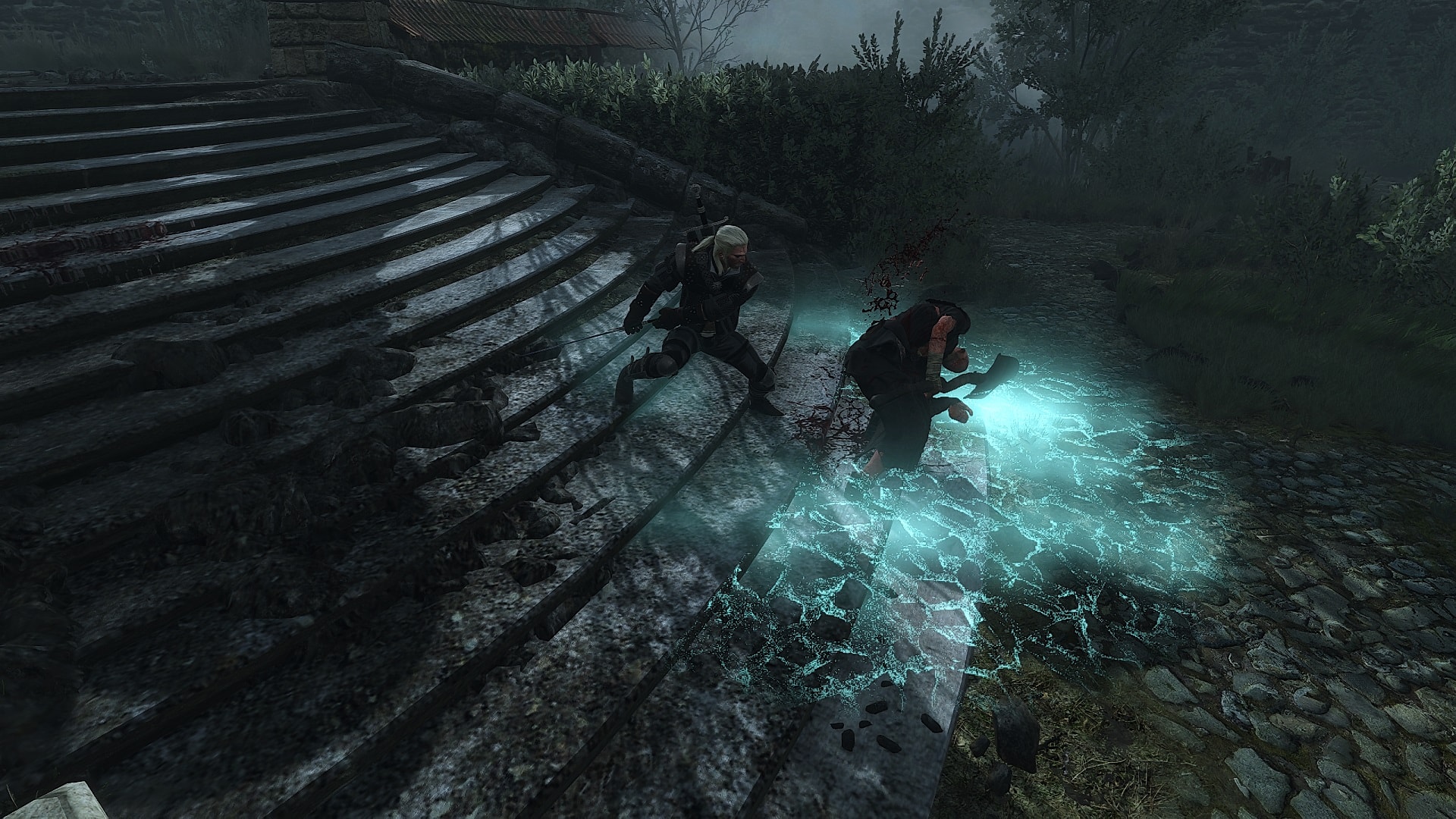 How to defeat The Caretaker in The Witcher 3 - Hit the boss from the back while it is stuck
