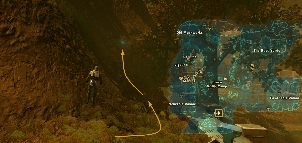 Hutta Blue Mastery Datacron Location