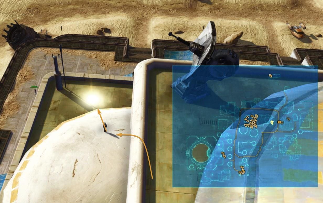 Tatooine (Republic) Orange Mastery Datacron Location