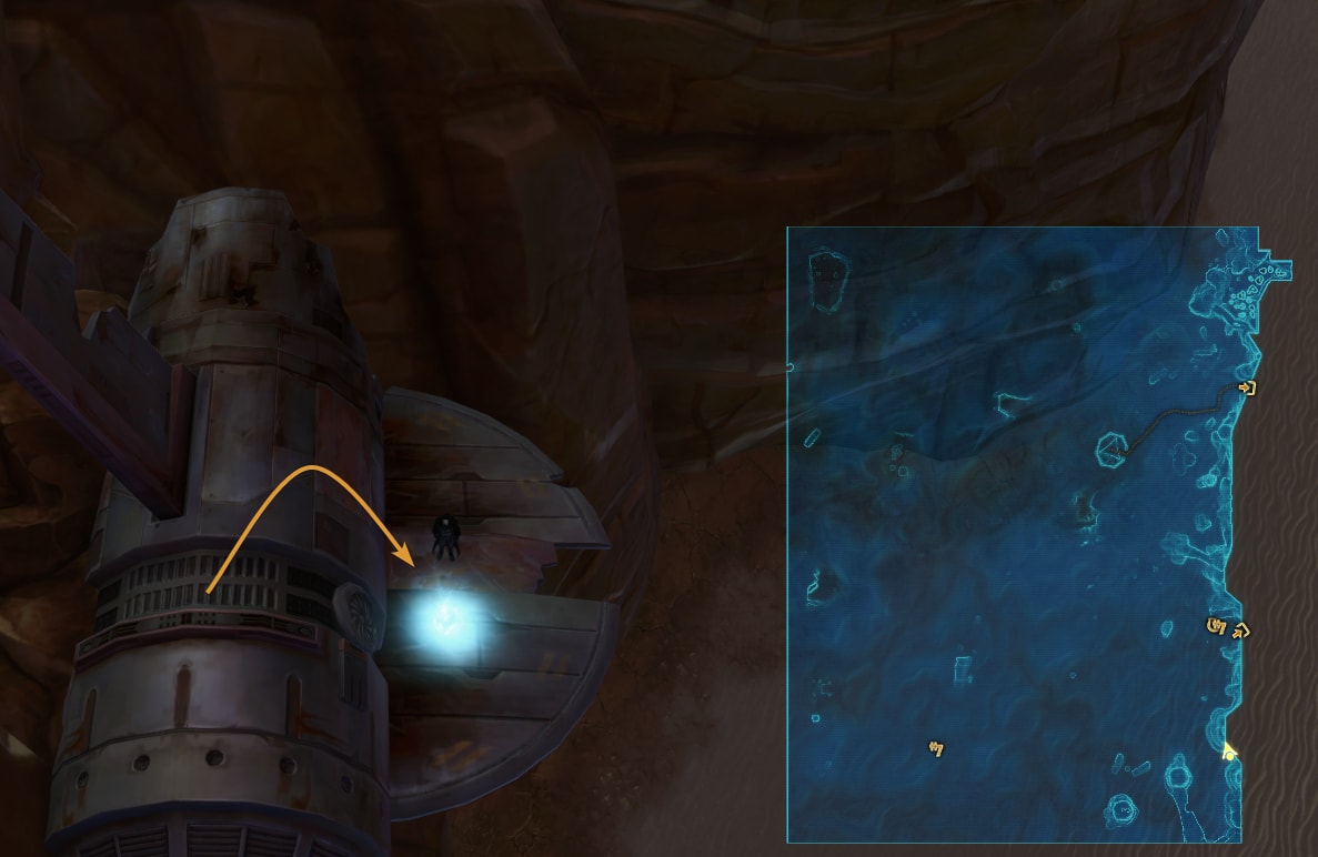 Tatooine Blue Mastery Datacron Location