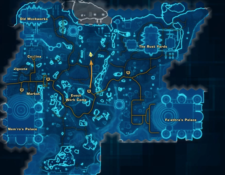 Blue Matrix Shard Datacron Starting Location
