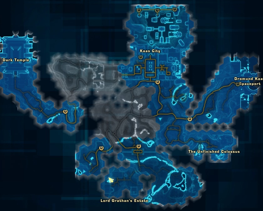 Dromund Kaas Endurance Datacron Starter Location